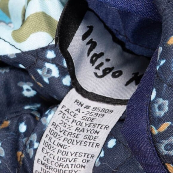 Quilted Reversible Patchwork Jacket VTG Boho Earthy Layered Embroidered Quirky - Picture 9 of 10